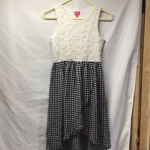Pinky Girls Size 16 Tank top High Low Dress